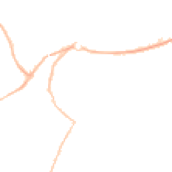 Night-time road noise heatmap for RH13 5SS