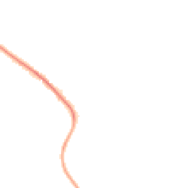 Night-time road noise heatmap for RH13 6JE