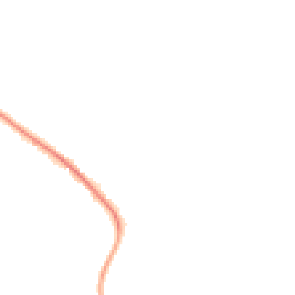 Night-time road noise heatmap for RH13 6JJ