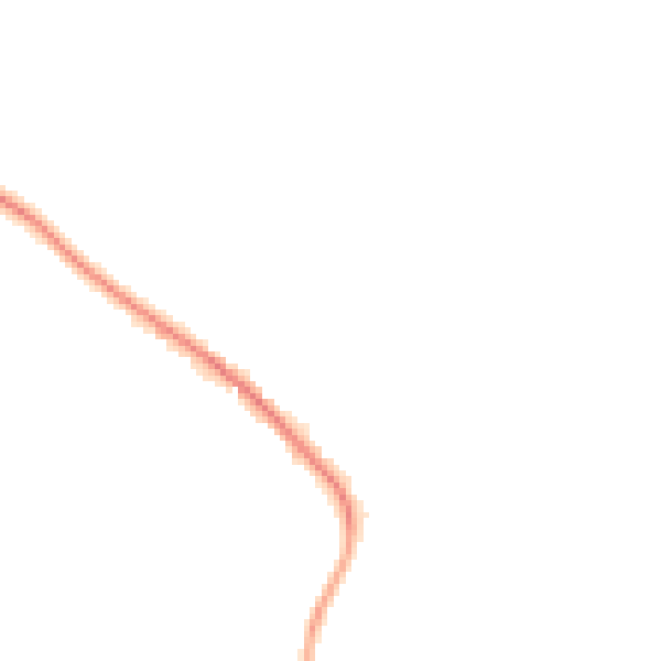 Night-time road noise heatmap for RH13 6JL