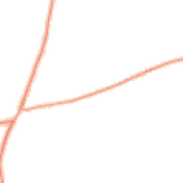 Daytime road noise heatmap for RH13 6LL