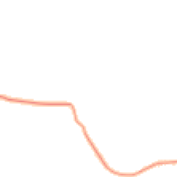 Daytime road noise heatmap for RH13 6QX