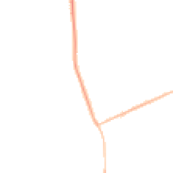 Night-time road noise heatmap for RH13 8GW
