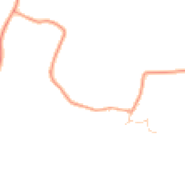 Daytime road noise heatmap for RH13 8PL
