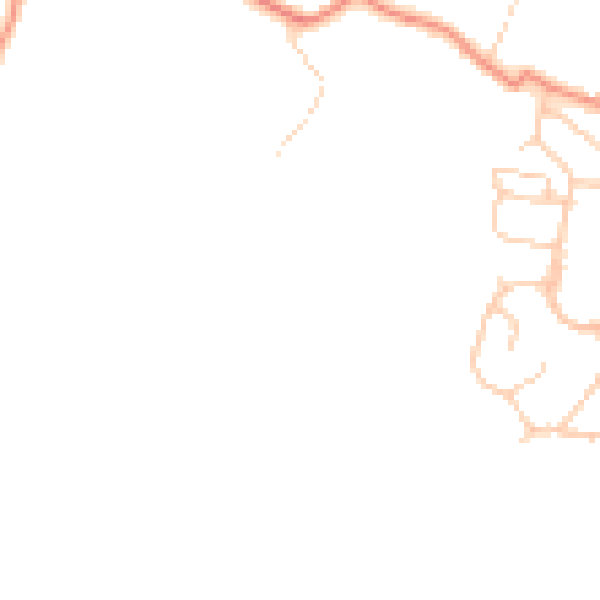 Daytime road noise heatmap for RH13 9BX