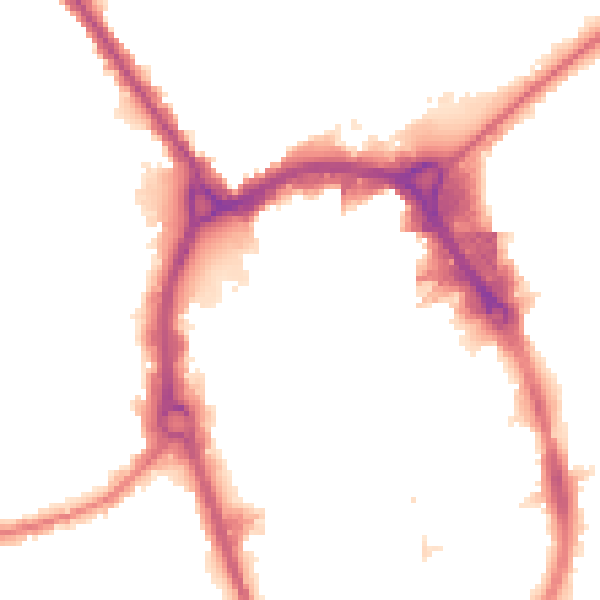 Night-time road noise heatmap for RM1 1FB