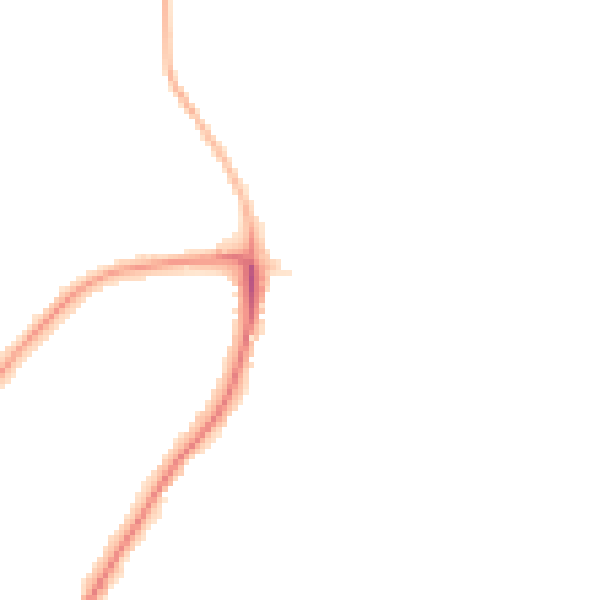 Night-time road noise heatmap for RM1 4LZ