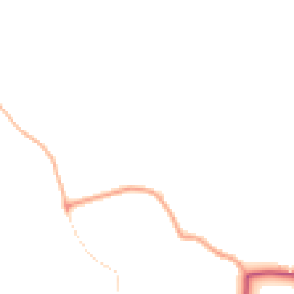 Daytime road noise heatmap for RM4 1AJ