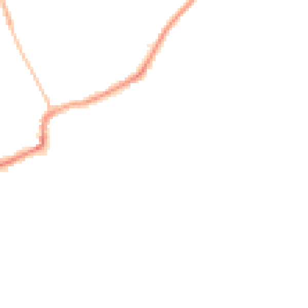 Night-time road noise heatmap for RM4 1DR