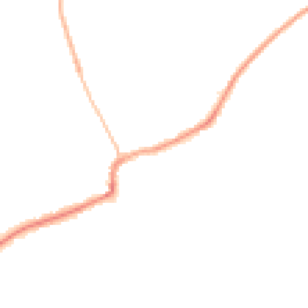 Night-time road noise heatmap for RM4 1UP