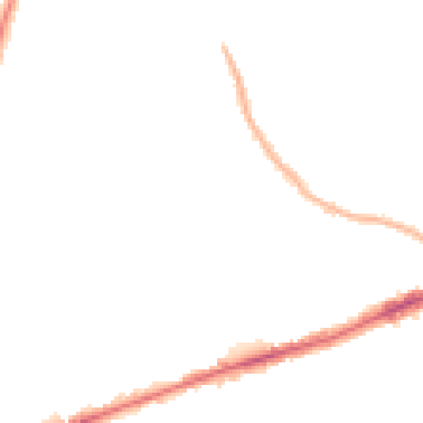 Night-time road noise heatmap for RM6 4BQ