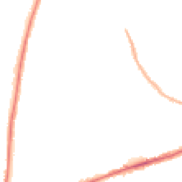 Night-time road noise heatmap for RM6 4DJ