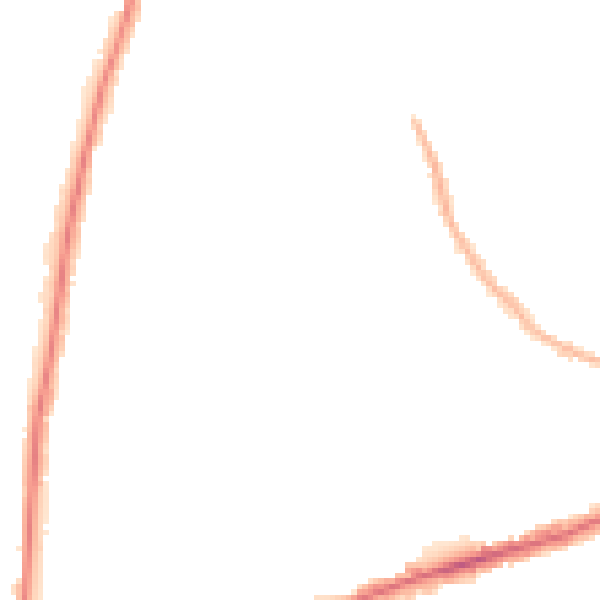 Night-time road noise heatmap for RM6 4DQ