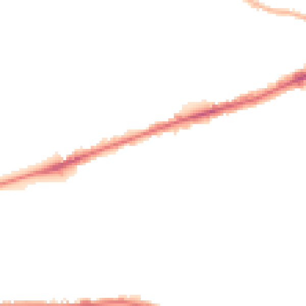 Night-time road noise heatmap for RM6 4JE