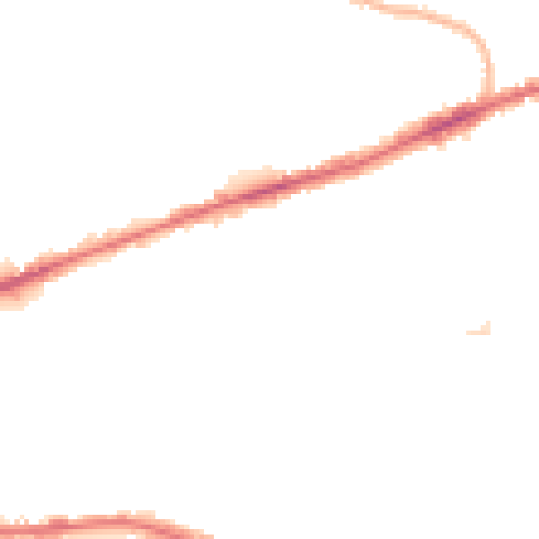 Night-time road noise heatmap for RM6 4JP