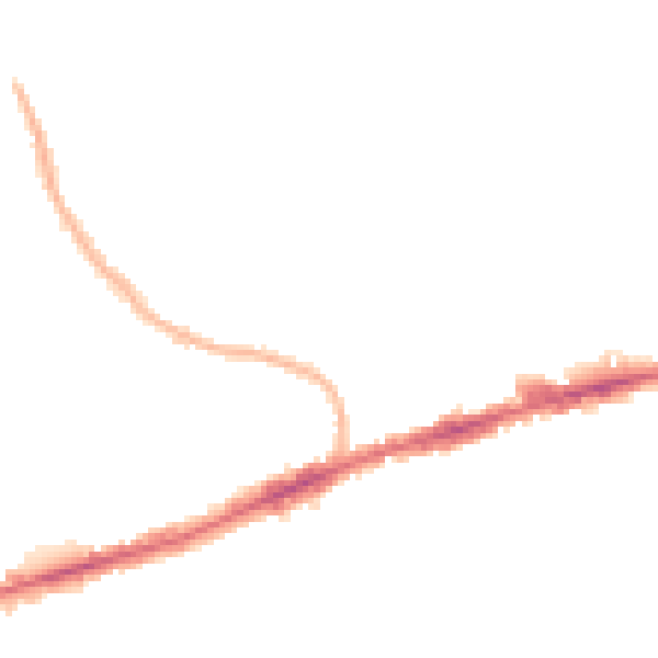 Night-time road noise heatmap for RM6 4LA
