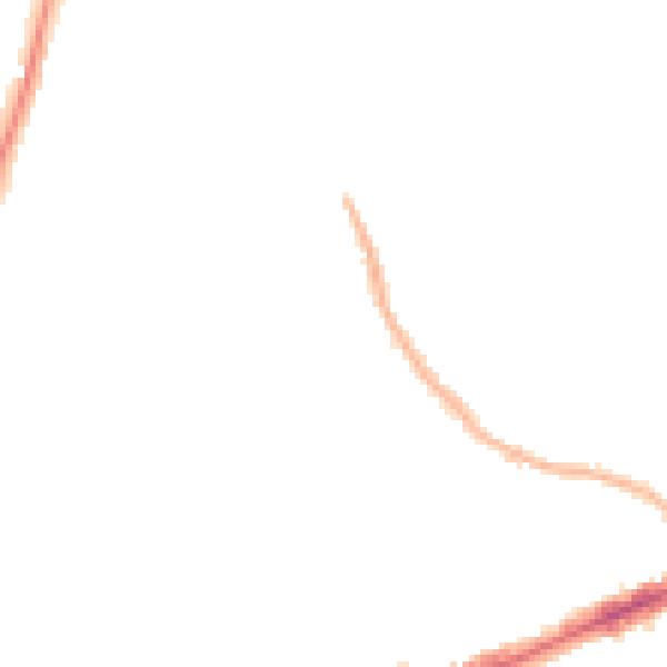 Night-time road noise heatmap for RM6 4XE
