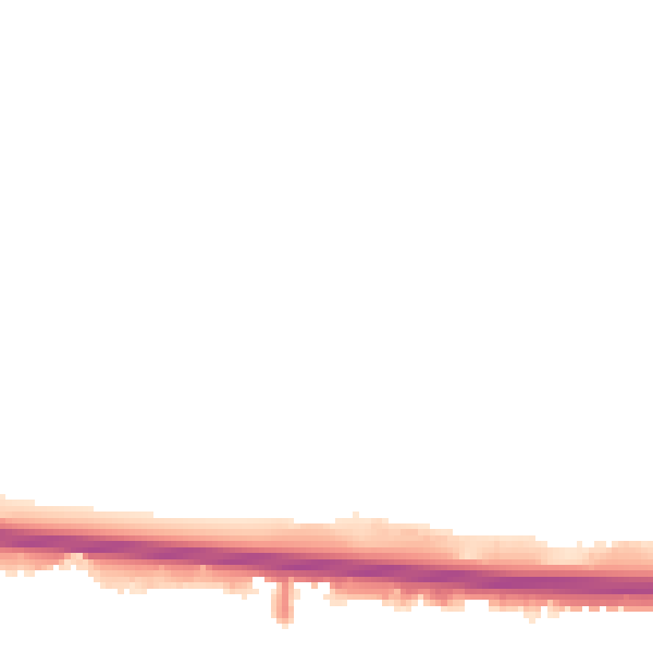 Night-time road noise heatmap for RM6 5EH