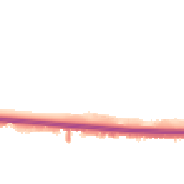 Night-time road noise heatmap for RM6 5EJ