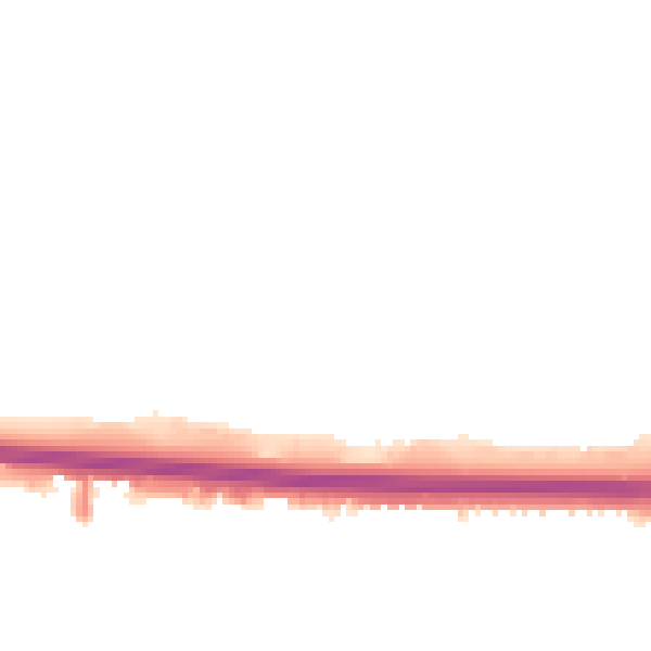 Night-time road noise heatmap for RM6 5EX