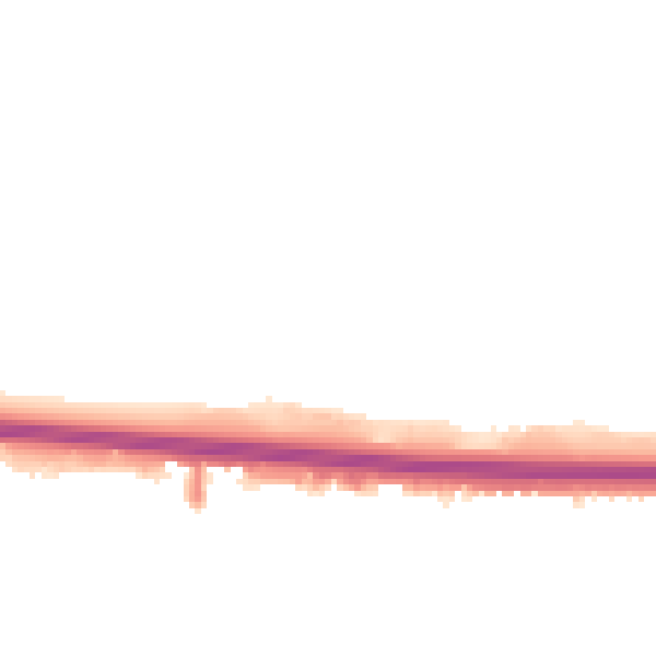 Night-time road noise heatmap for RM6 5JJ