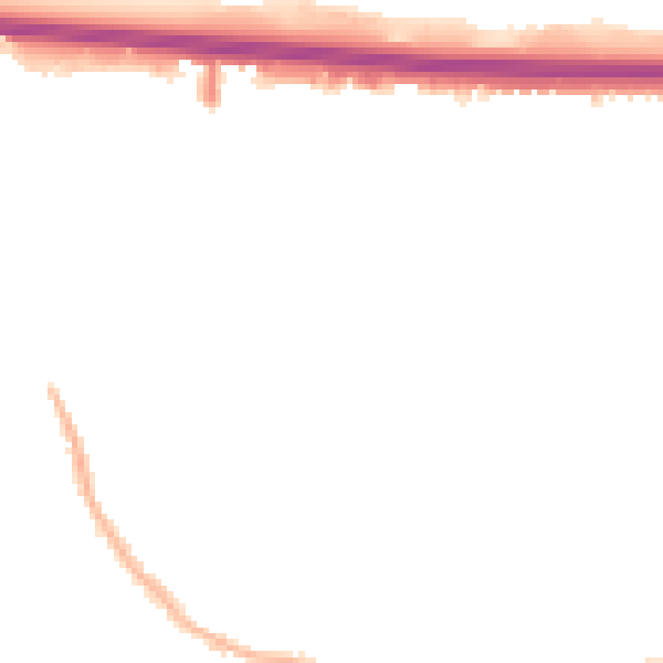 Night-time road noise heatmap for RM6 5UD