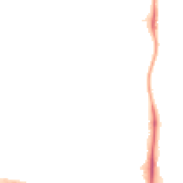 Night-time road noise heatmap for RM6 5UF