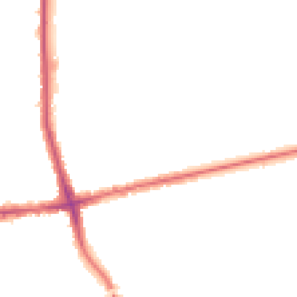 Night-time road noise heatmap for RM6 6BJ