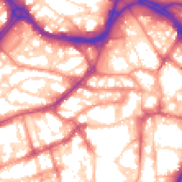 Daytime road noise heatmap for S1 1AE