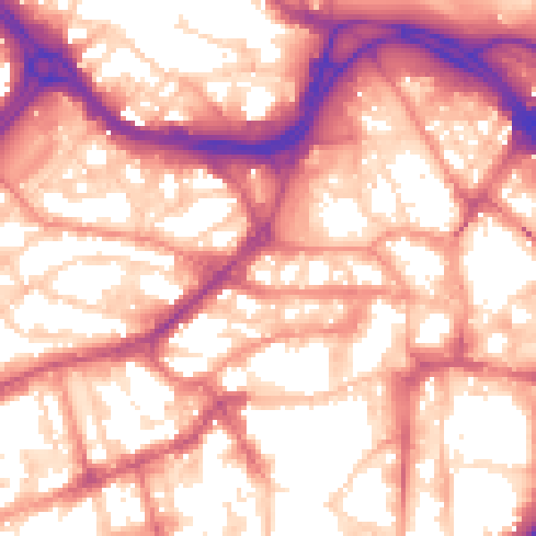 Daytime road noise heatmap for S1 2FR