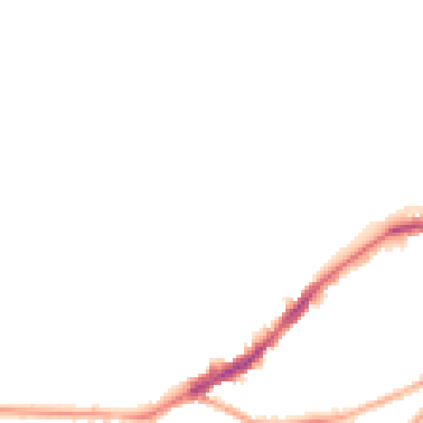 Night-time road noise heatmap for S10 1EZ