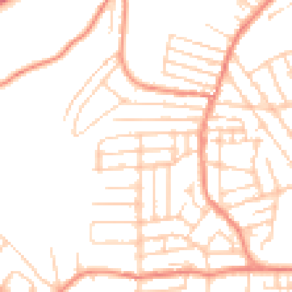 Daytime road noise heatmap for S10 1SU