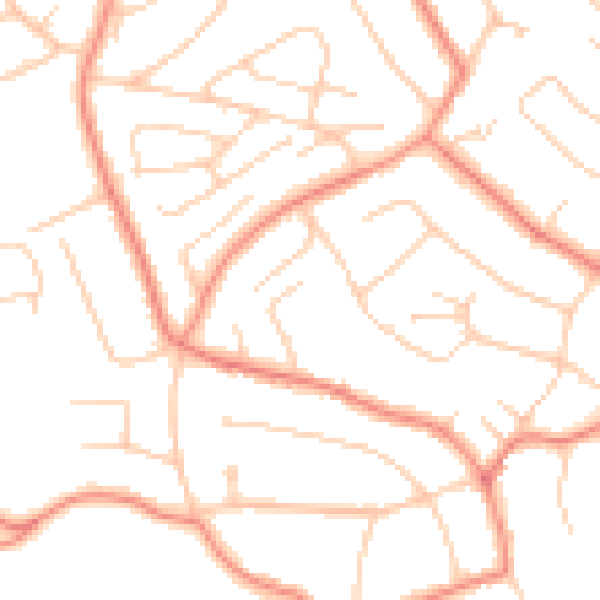 Daytime road noise heatmap for S10 4FH