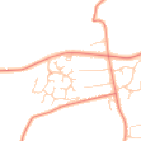 Daytime road noise heatmap for S10 4NR