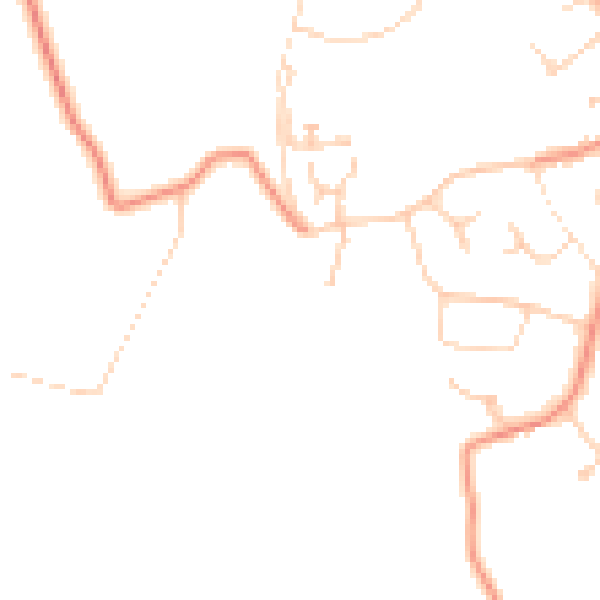 Daytime road noise heatmap for S17 3AJ