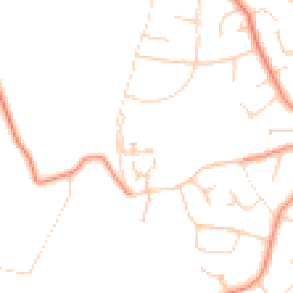 Daytime road noise heatmap for S17 3AL