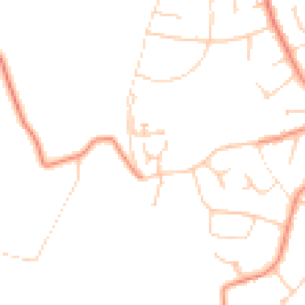 Daytime road noise heatmap for S17 3AP