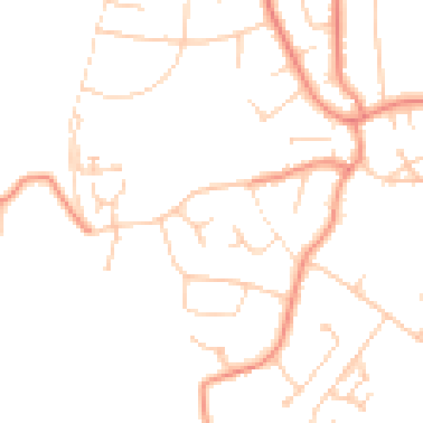 Daytime road noise heatmap for S17 3AS