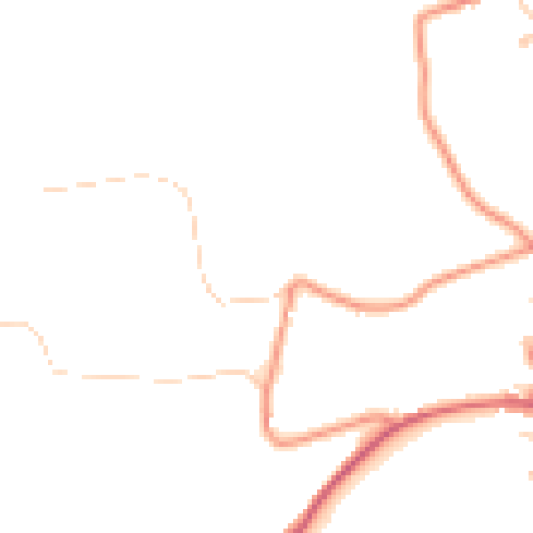 Daytime road noise heatmap for S17 3BA