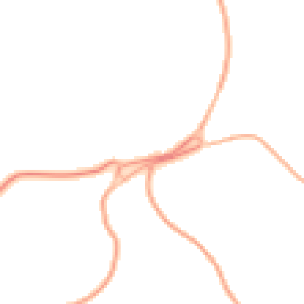 Night-time road noise heatmap for S17 3BQ