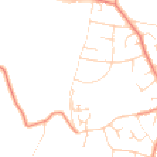 Daytime road noise heatmap for S17 3DD