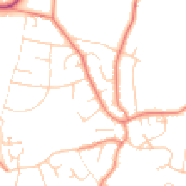 Daytime road noise heatmap for S17 3DS