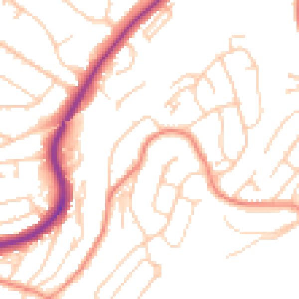 Daytime road noise heatmap for S17 4HX
