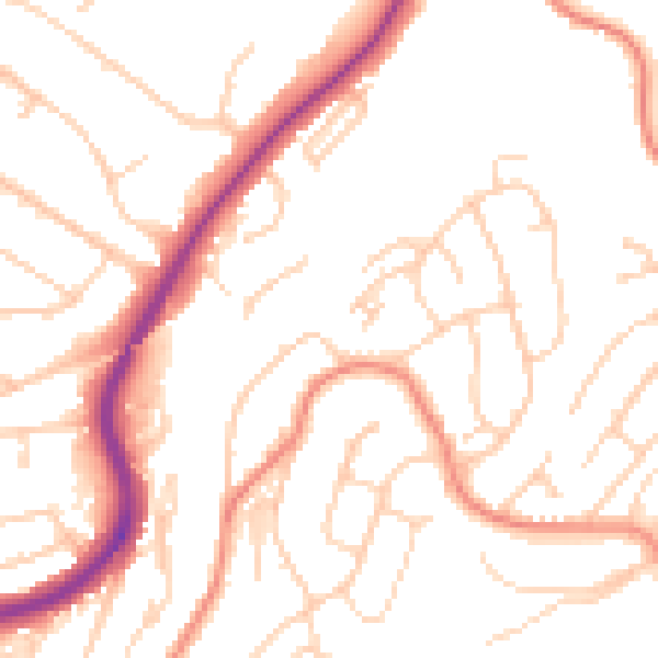 Daytime road noise heatmap for S17 4HZ