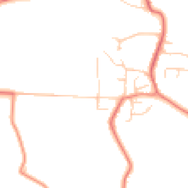 Daytime road noise heatmap for S35 0AE