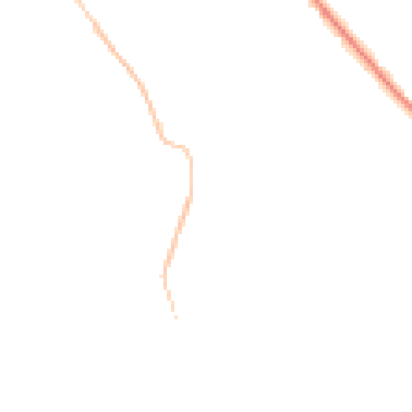 Night-time road noise heatmap for S35 0AT