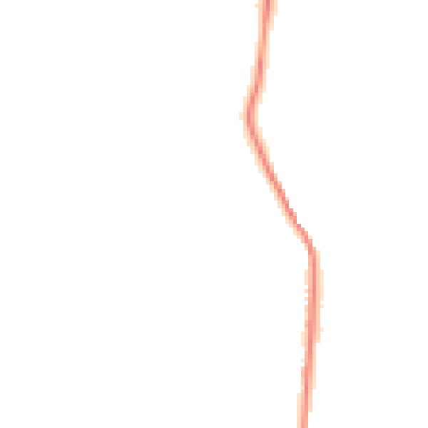 Night-time road noise heatmap for S35 0EE