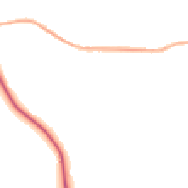 Night-time road noise heatmap for S35 1RF
