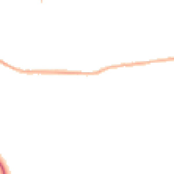 Night-time road noise heatmap for S35 1SR
