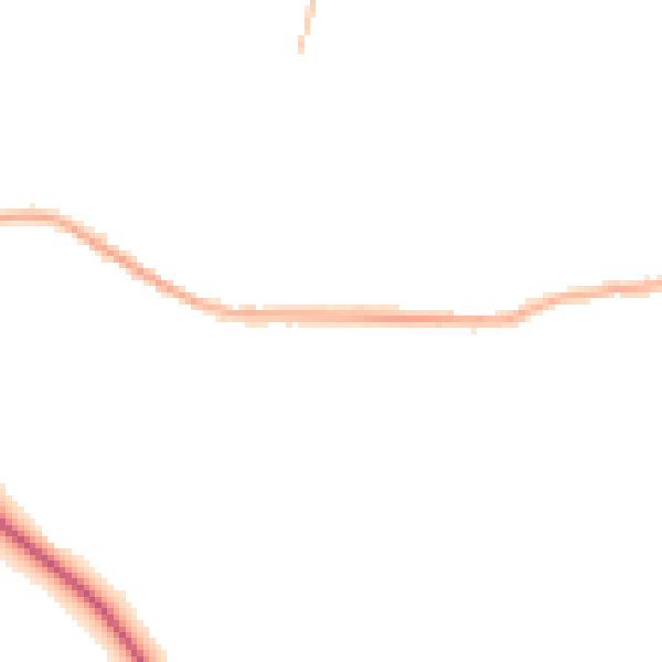 Night-time road noise heatmap for S35 1WG